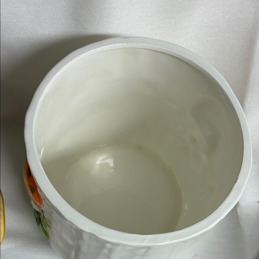 Vintage Sears Merry Mushroom Small Canister Jar With Lid 1970s Replacement - Picture 7 of 10